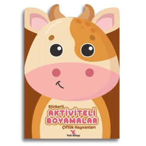 Stickerli Aktiviteli Boyamalar - Çiftlik Hayvanları
