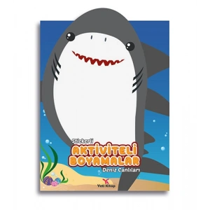 Stickerli Aktiviteli Boyamalar - Deniz Canlıları