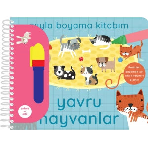 Suyla Boyama Kitabım – Yavru Hayvanlar (Ciltli)