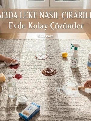 Halıda Leke Nasıl Çıkarılır? Evde Kolay Çözümler