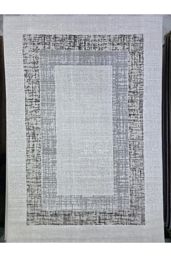 Luna A3051 Gri Halı 200x280 | Çağdaş Tasarımlı Premium Halı