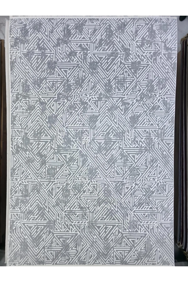 Seher 6964B Beyaz-Gri Halı 200x280 | Aydınlık ve Modern Dekorasyon Halısı