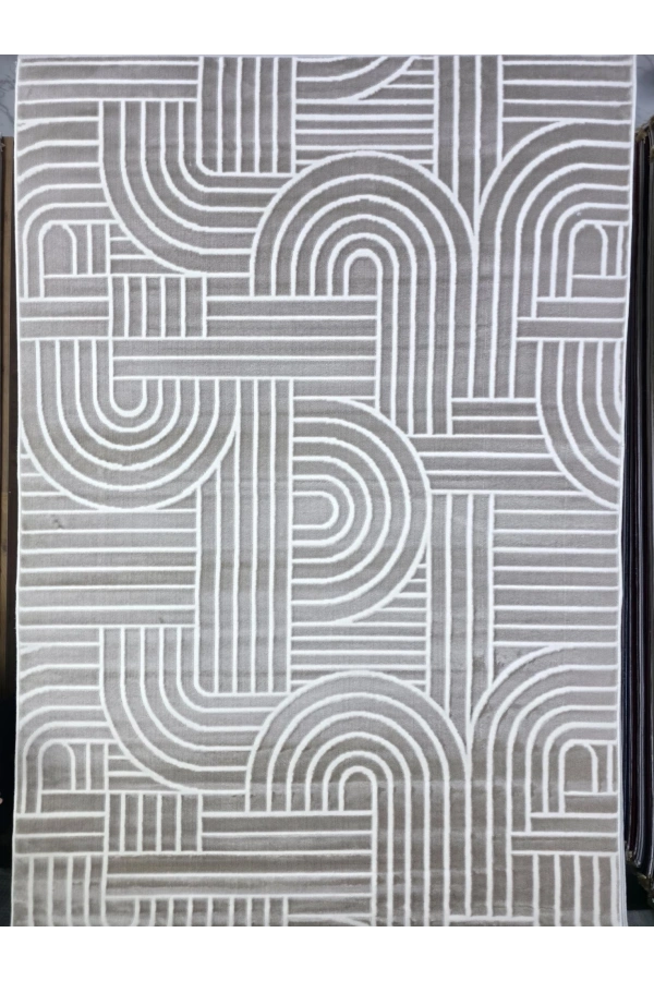 Luna A3086 Bej Halı 200x280 | Sıcak Tonlu Modern Halı