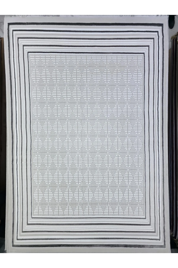 Luna A3050 Gri Halı 200x280 | Şık ve Sade Modern Halı