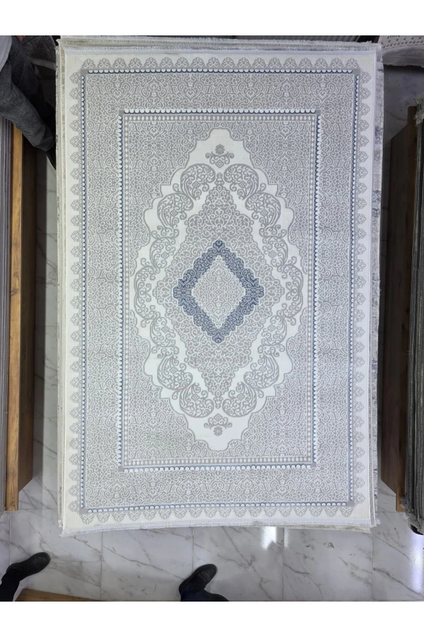 Odak Narin P7068 Gri Mavi Halı 150x220