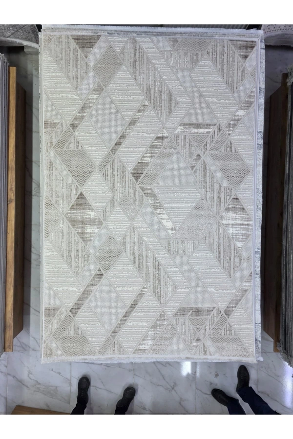 Gümüşsu 12225C Kahve Halı 150x220