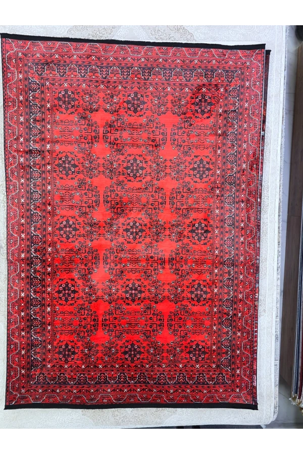 Bellino 4890 Kırmızı Siyah Halı 160x230