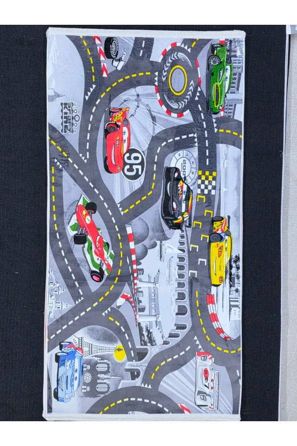 Bellino 5483 Formula Yarış Arabası Erkek Çocuk Halısı 80x150