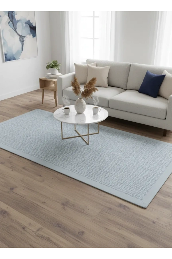 Apex Bordürlü Premium Sisal Krem Bej Doğal Dokuma Halı