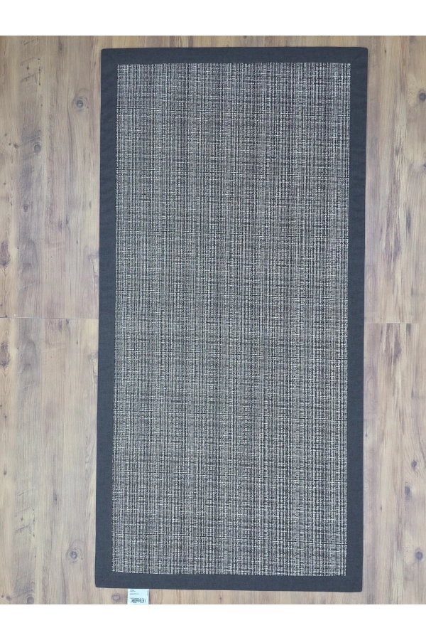 Apex Bordürlü Premium Sisal Kahve Krem Doğal Dokuma Halı