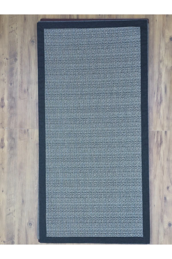 Apex Bordürlü Premium Sisal Antrasit Doğal Dokuma Halı