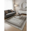 Gümüşsu 12318A Kahve Halı 200x280 | Klasik Bordürlü Çerçeveli Halı
