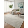 Excellence Monica MC331A Bej Halı 200x275 | Kare Mozaik Desenli Modern Halı