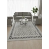 Luna A3027 Gri Halı 200x280 | Dinamik Desenli Modern Halı