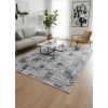 Seher H7007B Gri-Beyaz Halı 200x280 | Zarif ve Modern Dekorasyon Halısı
