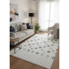 Excellence Level EN200P Çok Renkli Baklava Desen Salon Halısı 150x220 - Renkli Geometrik