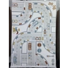 Excellence Kids EN134P Araba Pisti Desenli Erkek Çocuk Halısı 150x220 - Yarış Yolu