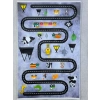 Bellino 5489 Çocuk Oyun Halısı Hayvan Yolu Temalı 120x180