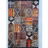 Bellino 4411 Siyah Renkli Kilim Patchwork Halı 120x180