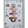Bellino 5511 Çocuk Atlama Taşı Halısı Hayvan Figürlü 120x180
