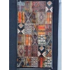 Bellino 4411 Siyah Renkli Kilim Patchwork Halı 80x150