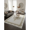 Sevimli Avanos AK095 Beyaz Gold Flosh Madalyonlu Halı 160x230
