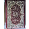 Asar Yün İpek H3528A Koyu Kırmızı Madalyonlu Halı 150x233