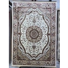 Asar Yün İpek H4158A Krem Madalyonlu Klasik Halı 200x290