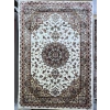 Asar Yün İpek H3809A Krem Klasik Madalyonlu Halı 200x290