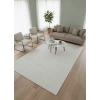 Veseo Armoni 40109A Krem Halı 200x290 | Yatay Şerit Blok Krem Halı