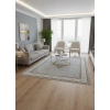 Stil 05779A Sarı Açık Bej Halı 200x290 | Klasik Madalyon Ortülü Halı