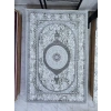 Çapan Armoni H7280A Gri Klasik Madalyonlu Halı 200x290