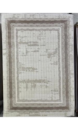 Gümüşsu 12318A Kahve Halı 200x280 | Klasik Bordürlü Çerçeveli Halı