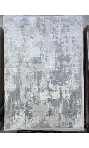 Odak Narin P2277 Gri-Mavi Halı 200x280 | Geometrik Baklava Desenli Halı