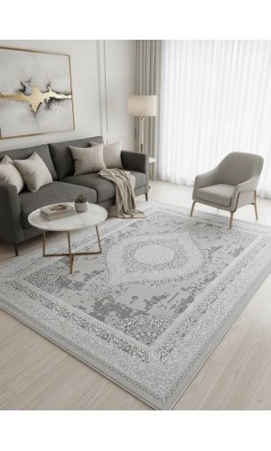 Luna A3013 Gri Halı 200x280 | Luna Serisinin Temel Şık Modeli