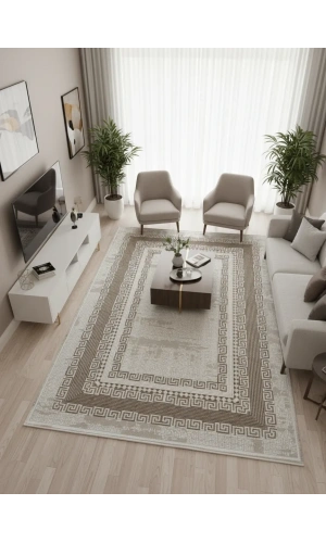 Gümüşsu 12318A Kahve Halı 150x220