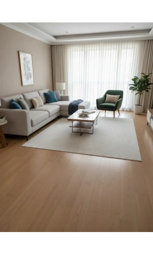 Aksu Krem Beyaz Petek Kabartmalı Sade Halı