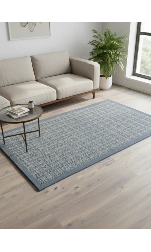 Apex Bordürlü Premium Sisal Gri Antrasit Doğal Dokuma Halı