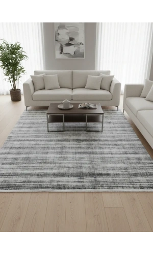 Apex Truva 6633TR Mavi Vintage Çizgili Halı 200x290