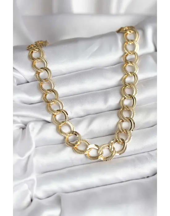 14K Gold Renk Kaplama Samanyolu Model CM Kadın Kolye