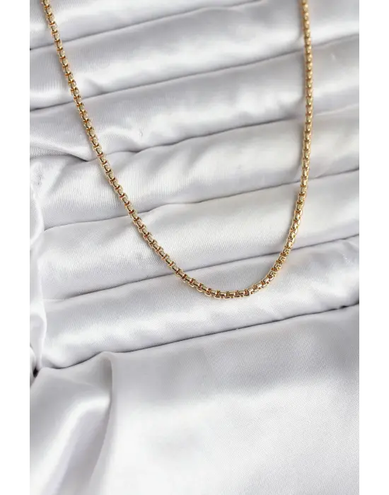 14K Gold Renk Kaplama Zincir Model CM Kadın Kolye