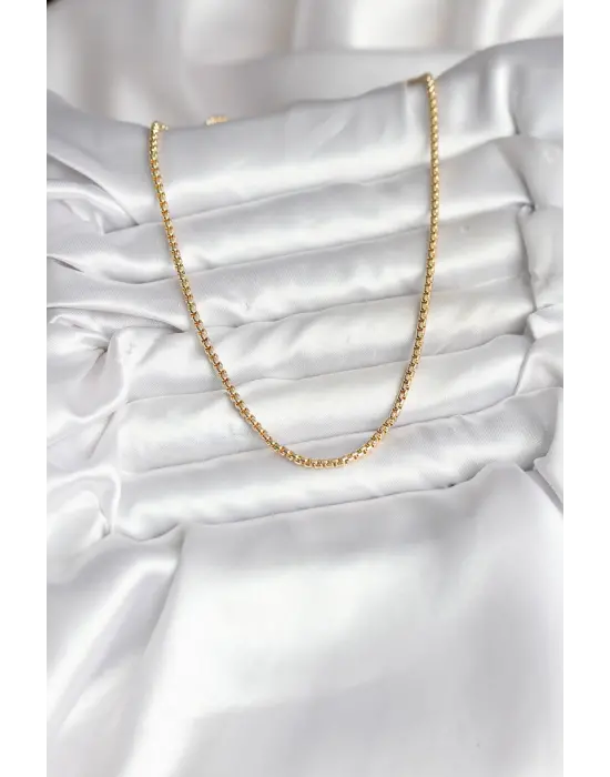 14K Gold Renk Kaplama Zincir Model CM Kadın Kolye