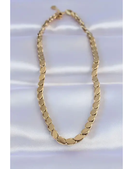  Altın  Arpa Model Çelik Kolye