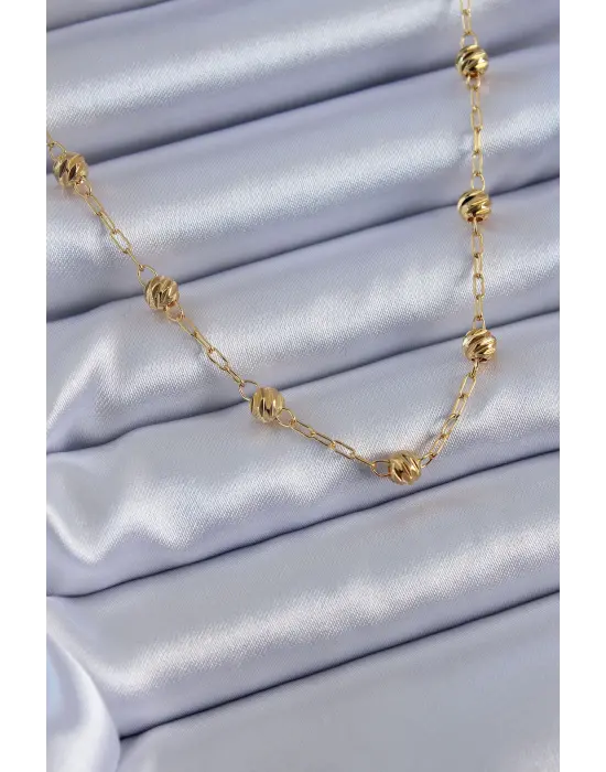 316L Çelik Gold Renk Kadın Kolye