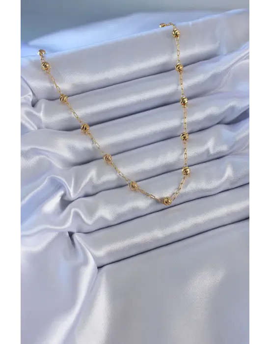 316L Çelik Gold Renk Kadın Kolye