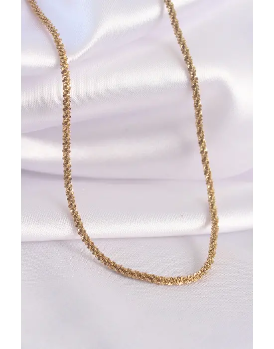  Altın  Çelik Kolye