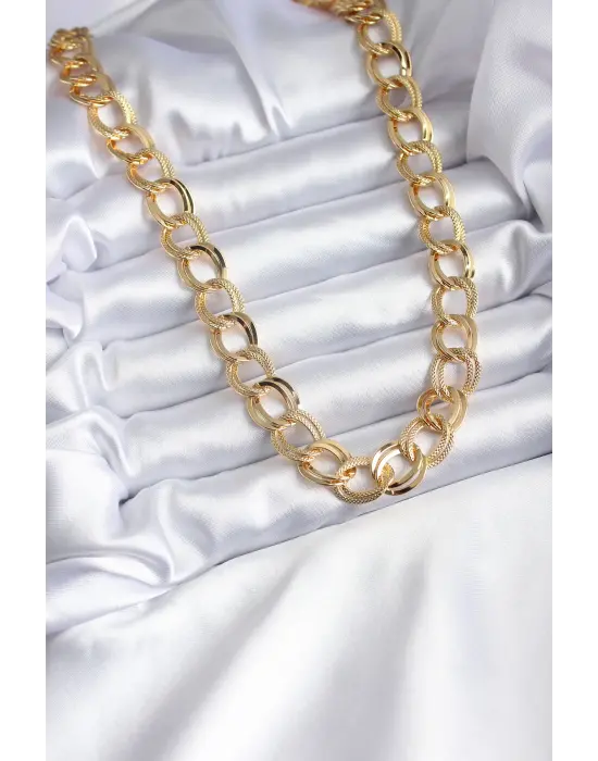 Altın Samanyolu Model Çelik Kolye