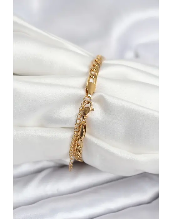 316L Çelik Gold Renk Yazı Yazmaya Uygun Kadın Bileklik