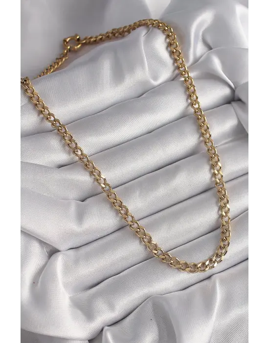  Altın  Zincir  Çelik Kolye