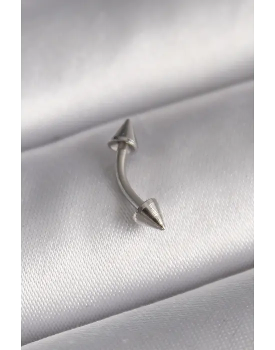 316L Çelik Gümüş Renk Çivi Model Piercing